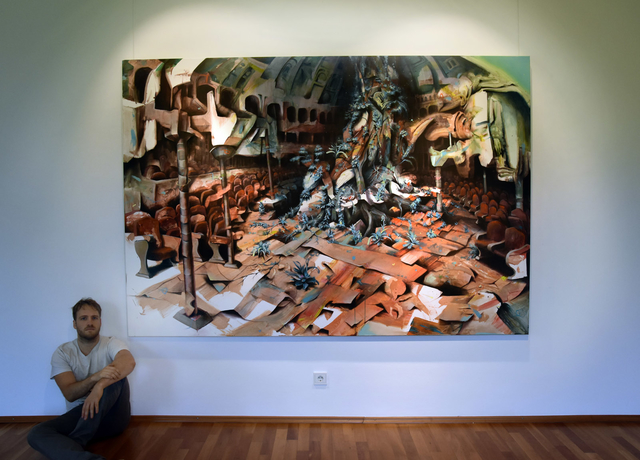 Ausstellungsansicht im Kunsthaus Frankenthal